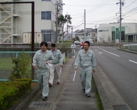 地域清掃の様子