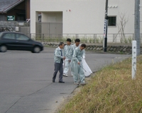 地域清掃の様子