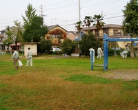 地域清掃の様子