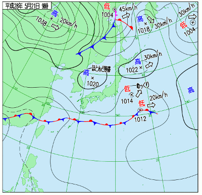 21 5 天気 月 日